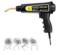 Plástico Soldadura Máquina Pistola de calor, máquina soldar plástico, soldador parachoques, grapas, kit herramientas para reparación coche(400pcs)
