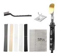 Plástico Soldadura Máquina Soldador eléctrico de reparación parachoques coche, herramienta planchado cuero, Kit soldadura Material, suave, cinturón, palo PP, 50W
