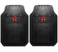 Plasticolor 001706R01 Marvel Deadpool WeatherPro Alfombrillas Delanteras para Coche, camión o SUV