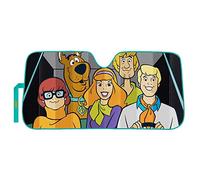 Plasticolor 003951R01 Warner Bros. Scooby-Doo Group - Parasol de acordeón para Coche, camión, SUV, Color Plateado