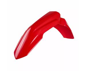 Plásticos Carene réplica guardabarros delantero Honda rojo Polisport 8686100