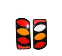 Plásticos De Faros Peruzzo Pure Instinct Pareja Derecha + Izquierda Negra