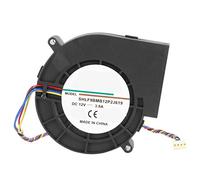 Plásticos de ingeniería de Soplador centrífugo liviano Ventilador de doble rodamiento de bolas para BBQ Centros de datos Enrutadores de red Armarios de control 12V