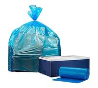 Plasticplace 12-16 Gallon - Bolsas de reciclado (24" W x 31", 250 unidades), color azul