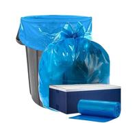 Plasticplace 40-45 galones, reciclaje azul, 40 x 46, 1.2 mil, 100/caja Plasticplace
