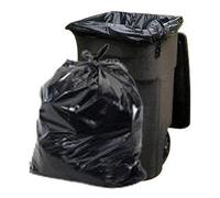 Plasticplace - Bolsas de basura (1,5 mm, 50 unidades, 127 x 122 cm), color negro