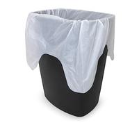 Plasticplace Bolsas de basura de 8 galones de 0.55 mil │ Value Line - Bolsas de basura blancas │ 22 x 24 pulgadas (110 unidades)