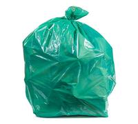 Plasticplace Bolsas de basura verdes, 12-16 galones 250 / caja de 1.0 mil