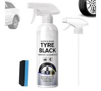 Plastics & Rubber Tyre Shine & Protector Spray, Tire Coating Liquid - Hydrophobic Tyre Dressing, Rubber Shine Spray, Long Lasting Protection for All Wheel and Tires Types (1pcs)