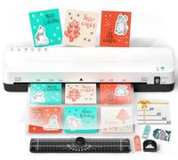 Plastificadora A3 Laminadora con Bolsas de Plastificación A3 A4 A5 A6 Máquina Laminadora 5 en 1 Plastificadora Frío Caliente con para Oficina Hogar Escuela