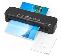 Plastificadora A4 Máquina Laminadora - 4 en 1 NAHKZNY con 15 Bolsas Plastificación para A4/A5/A6, 70-100 Micrones Laminadora Térmica Caliente ABS Calentamiento Rápido para Oficina, Escuela y Hogar