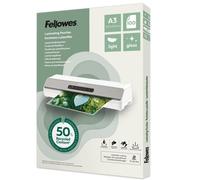 Bolsa de plastificar fellowes recicladas brillo din a3 80 mc pack de 100 unidades - 100142988