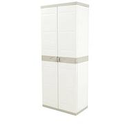 Plastiken 0005673 Titanium Armario, Beig, 70 cm Escobero, 70 cm x 44 cm x 176 cm