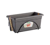 BALCONERA Plato Integrado 50X20CM + Soporte Antracita