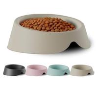 Plastiken - Comedero Perro y Gato Medianos 500ml | Cuenco Plástico 100% Reciclado Sin BPA Fabricado en España | Plato Ergonómico Apto Lavavajillas para Comida y Agua - Ecológico y Sostenible