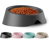 Plastiken - Comedero Perro y Gato Medianos 500ml | Cuenco Plástico 100% Reciclado Sin BPA Fabricado en España | Plato Ergonómico Apto Lavavajillas para Comida y Agua - Ecológico y Sostenible
