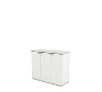 plastiken M282965 - Armario de Resina Medio 3 Puertas plastek 88 x 105 x 44 cm