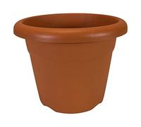 Plastiken Terra - Maceta Redonda, diámetro de 35 cm, Color Terracota