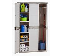 Plastiken Titanium Armarios, Plástico, Beige, 105x44x176 cm