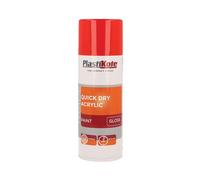 PlastiKote Pintura en Spray Acrílica de Secado Rápido, Rojo Brillante, 400ml