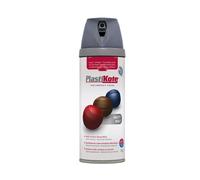 PlastiKote Pintura en Spray Mate Gris Twist & Spray, 400ml
