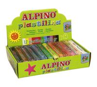 Plastilina ALPINO 150 gr, Caja x12 Colores