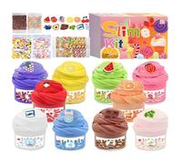 Plastilina de Secado al Aire, 10 Colores, Juguetes y no Adhesivos, Arcilla perfumada para Manualidades, para jóvenes y Adultos, así como proyectos de Arte de cerámica, así como Sala de Clase y