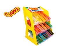 Plastilina Jovi 70 Expositor Sobremesa 180 Unidades Colores Surtidos