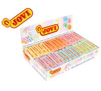 Plastilina jovi 70 tamaño pequeño caja de 30 unidades colores pastel surtidos 50g