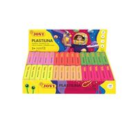 Plastilina JOVI 70 50 gr, Caja x30 Colores Fluorescentes