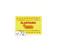 Plastilina JOVI 72 350 gr. Amarillo, Caja x15