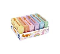 Plastilina JOVI bandeja - 6 colores pastel surtidos