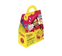 Plastilina jovi super kit 3 pastillas 50 gr + 6 moldes + 1 rodillo