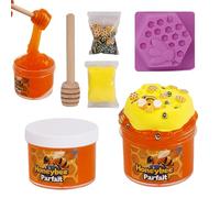 Plastilina para niños | Plastilina no adhesiva con diseño de miel, suministros de manualidades para diferentes ocasiones como Halloween, taller, escuela de verano, hobby, escultura, guardería, juego