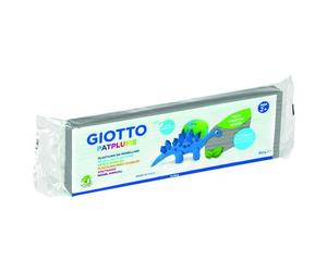 Plastilina patplume 350gr caja 12 pastillas gris
