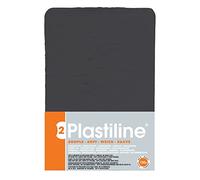 Plastiline Plastiline 7950T - Placa de - Masa para Modelar, Alta Precisión - Modelado, Esculpido, Moldeado - Dureza 2 (blanda) - 750g - Color Negro. Fabricado en Francia