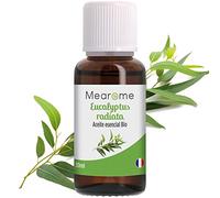 PLASTIMEA - Aceite Esencial Puro 100% Natural y Bio, Para Humidificador Ultrasónico Aromaterapia, Fabricado en Francia, Aroma Eucalipto Radiata, 30ml