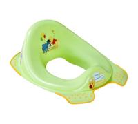 PLASTIMYR Adaptador Inodoro Niños Ergonómico con Sistema Antideslizante, Protector Antisalpicaduras y Asas Laterales, Reductor WC Universal Ligero para 18 Meses a 4 Años - Verde Claro