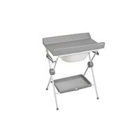 Plastimyr Bañera plegable Lea - Bañera plegable, color Bañera Plegable Topos Gris