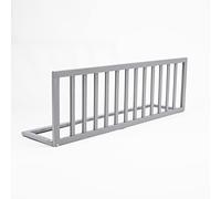 PLASTIMYR - Barandilla Cama Niño | Barrera Seguridad 120 cm | Sistema Antiplegado | Madera Lacada | Fácil Colocación | Hecho en España, Gris, Grande, Madera