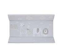 PLASTIMYR Cambiador de Bebe Flexible 81 x 50 cm- Colchoneta Cambiador Cómoda y Segura - Cambiadores Bebe Portatil con Bordes Acolchados, Ligeros y Fáciles de Limpiar (Flexible, Safari Gris)