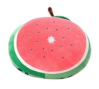 PLASTIMYR - Cojín Infantil Decorativo con Forma de Sandía | Almohada para Bebé y Embarazadas | Suave y Lavable | Uso como Cojín de Lactancia o Juego, Infantil Pillow Rojo - 401