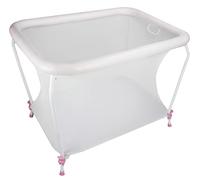 PLASTIMYR - Juego Parque Rectangular Play (Rayas Rosa)