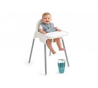 PLASTIMYR Tronas Bebe Light con 6 Recipientes Herméticos sin BPA - Silla de Comer para Bebe de 6 Meses a 3 Años, Bandeja Extraíble y Arnés de Seguridad - Trona Infantil Fácil de Limpiar