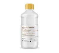 PLASTIPUR - 500 ml - NaCl 0,9% - Solución salina fisiológica isotónica - solución salina bebé - solución salina - solución salina para nariz y ojos - estéril (500 ML, 12, Unidad)