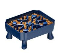 Plastomer - Cuenco para mascotas de alimentación lenta para perros que comen alimentos secos y húmedos, comedero de rompecabezas