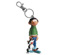 Plastoy Gastón Lagaffe Llavero Gastón y su gato - Plástico - 14 cm