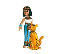 Plastoy 60513-Asterix-Figura Cleopatra Con La Pantera Plastoy