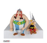 Plastoy Astérix Figura Astérix & Obélix sentado - PVC - 13 cm