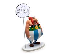 Plastoy SAS PLA00361 Obelix - Obelix con Burbuja de discurso Oui JE BOUDE ET ALORS (2ª edición)
